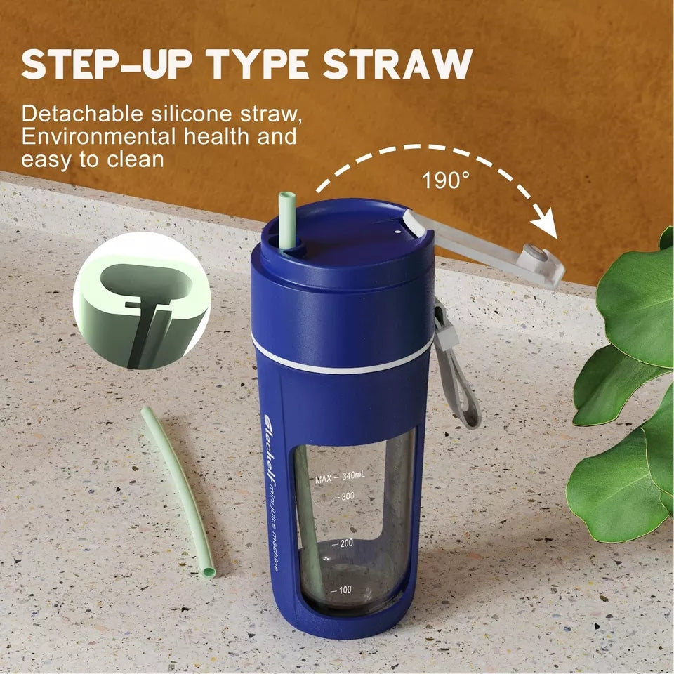 Portable Blender with Straw