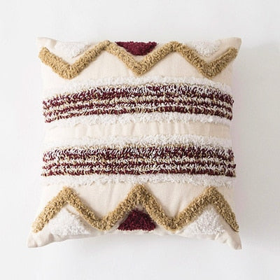 Embroidery Boho Style Ethnic Colorful Pillow Cover