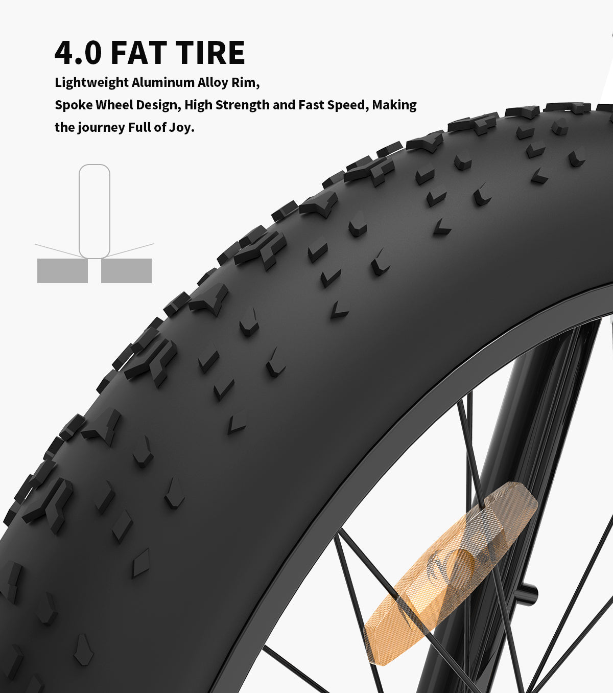 26" 750W Electric Bike Fat Tire P7 48V 13AH