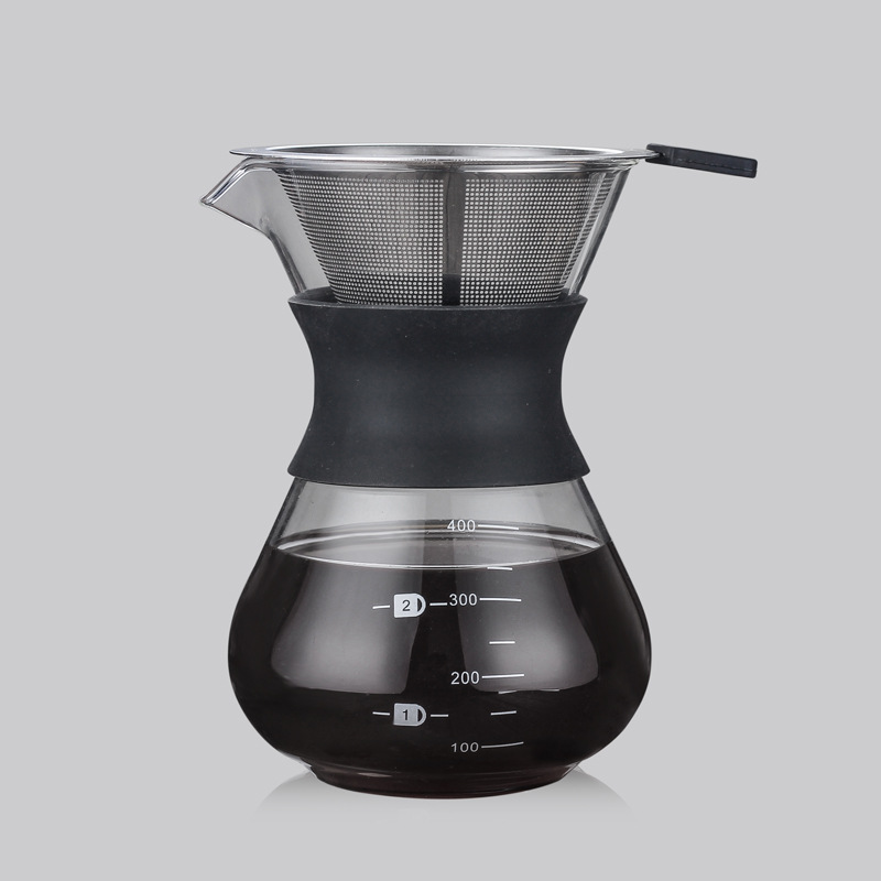 High Temperature Resistant Glass Coffee Pot