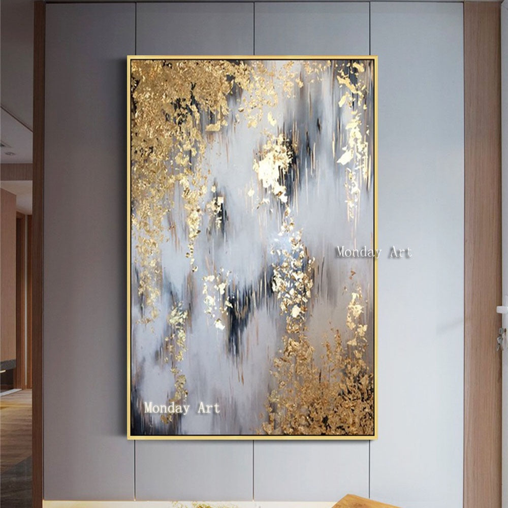 Hand painted Modern Abstract Canvas Oil Paintings