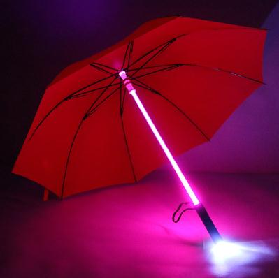 Flashlight LED Safety Warning Lights Outdoor Umbrellas Long-Handle