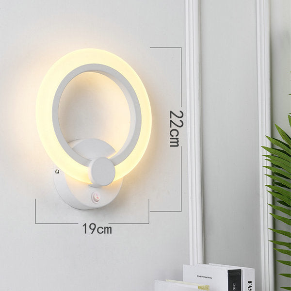 Minimalist Modern LED Wall Lamp with Switch
