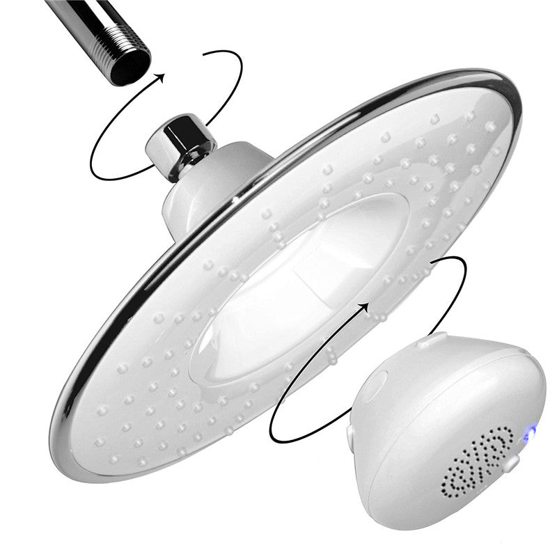 Music Shower Head with Wireless Bluetooth Speaker