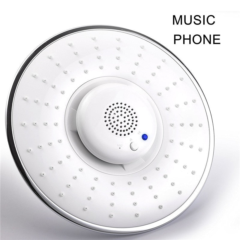 Cabezal de ducha musical con altavoz Bluetooth inalámbrico