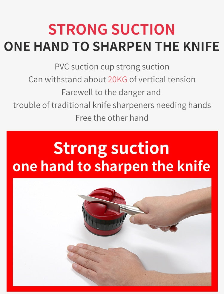 Professional Multi-Function Kitchen 4 Stages Knife Sharpener