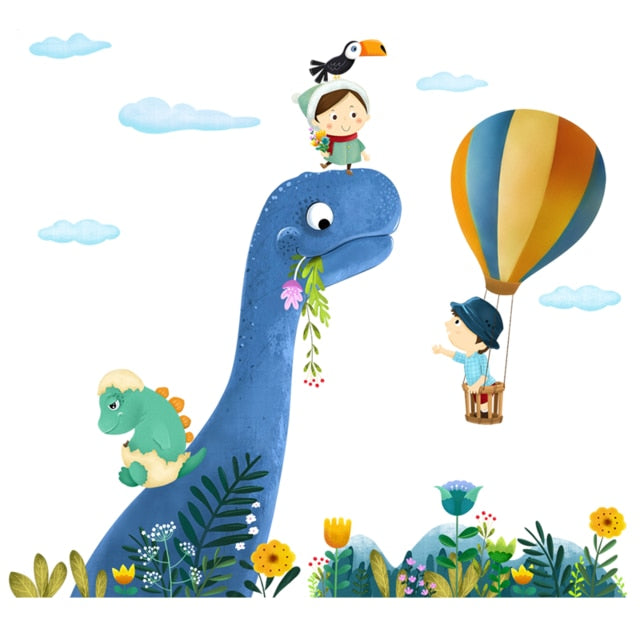 Large Dinosaur Park Wall Sticker for Kids Room Removable