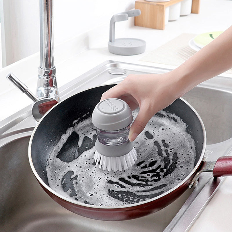Cepillos de limpieza Dispensador de jabón para lavar platos