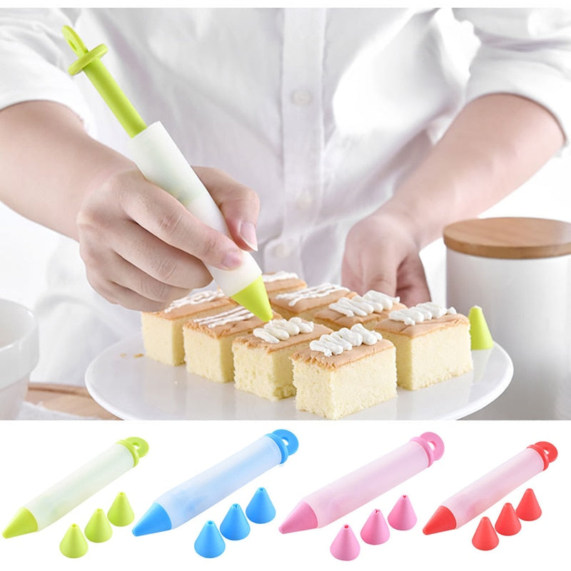 Silicone Food Writing Pen Chocolate Decorating Tools Cake