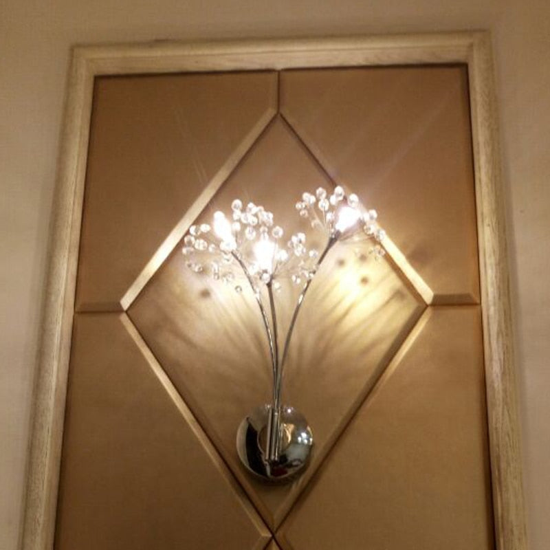 Modern American Luxury Crystal Wall Lamp