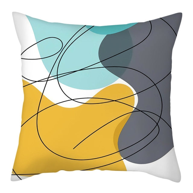 Cute Pattern Style Pillow Cover for Home
