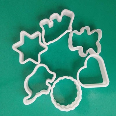 3pcs Stainless Steel Cookie Biscuit DIY Mold Round Flower Shape Cutter