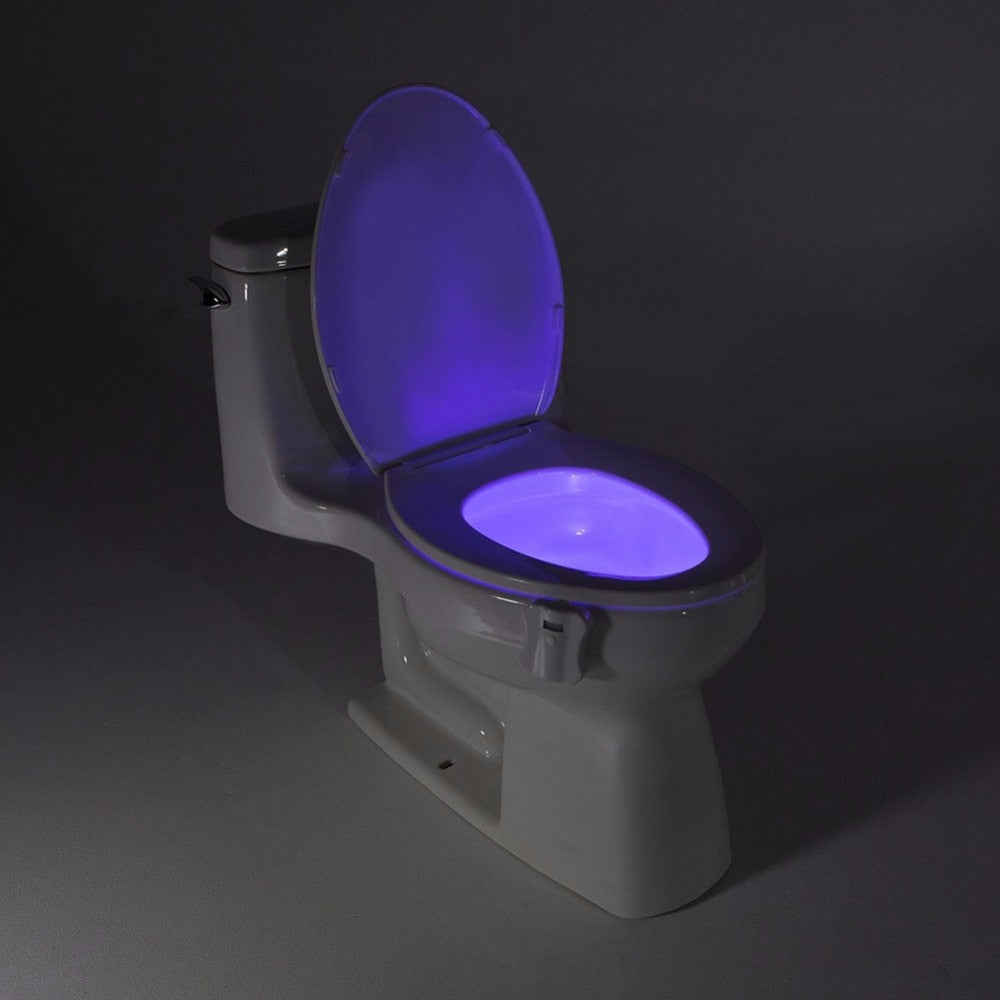 Asiento de inodoro Luz LED Sensor de movimiento humano Lámpara LED automática